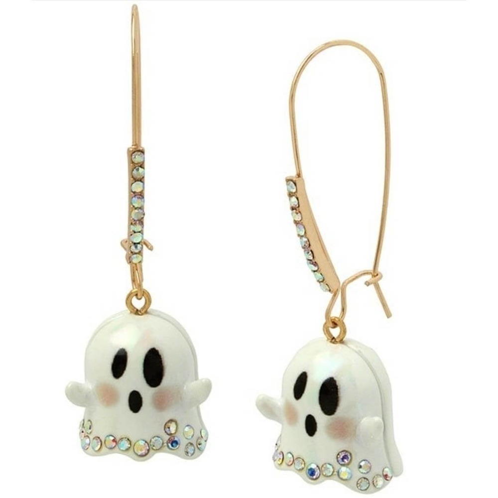 Betsy‎ Johnson ghost earrings